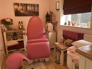 Reflexology. treatment room 